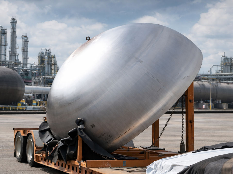 반구형 헤드가 있는 원통형 탱크를 만드는 방법 1 반구형 헤드