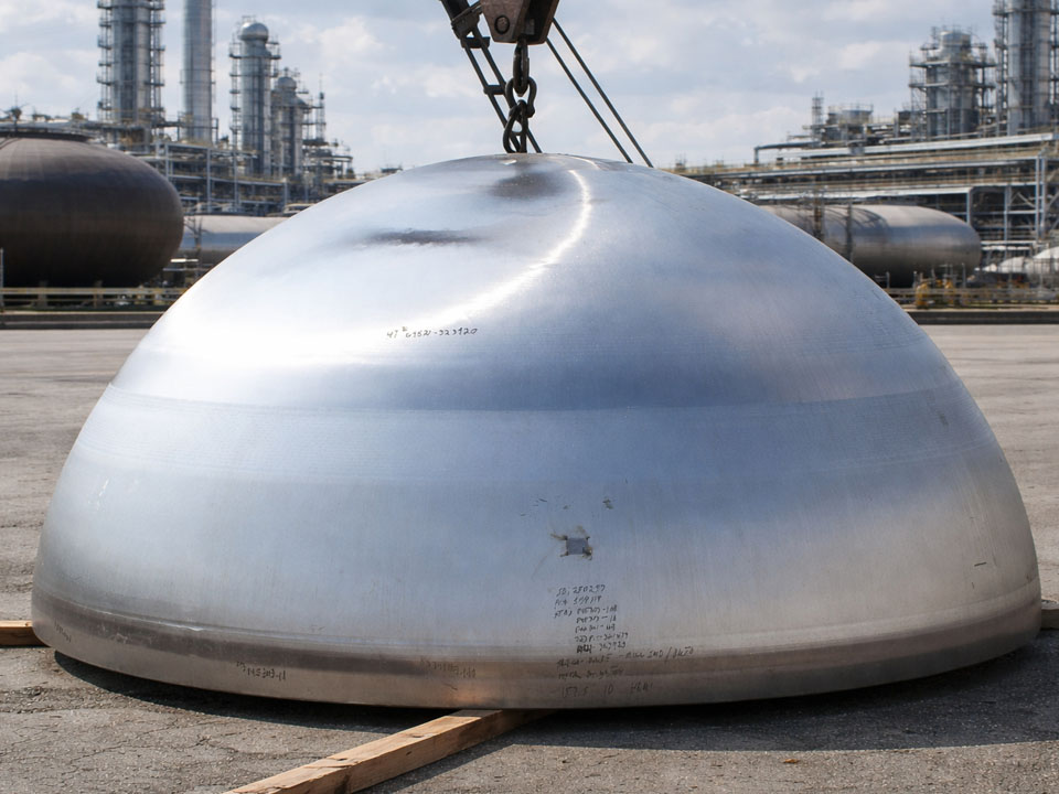 반구형 헤드가 있는 원통형 탱크를 제작하는 방법 2 반구형 헤드