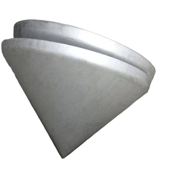 conical head for tank dish head